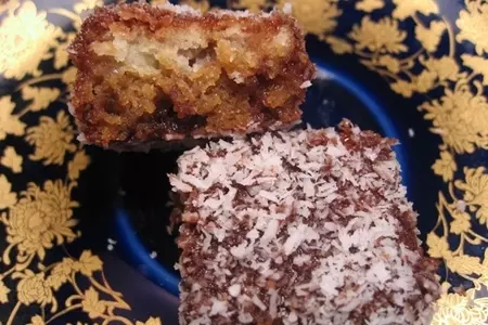 Домашнее пирожное mocha lamingtons: шаг 2