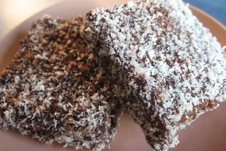 Домашнее пирожное mocha lamingtons: шаг 4