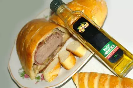 Говядина в прованском хлебушке, типа beef wellington: шаг 16