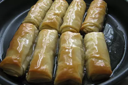 Пахлава "дамские пальчики".(baklava fingers): шаг 5