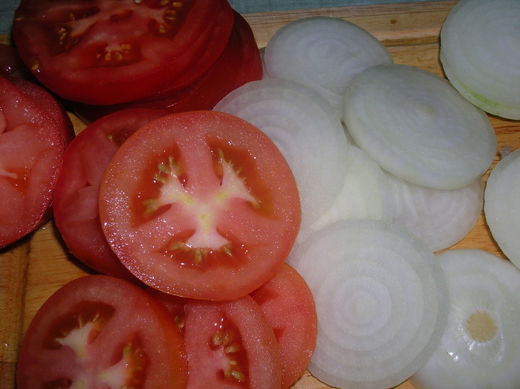 "башенки" мясо-овощные почти из андалузии: шаг 1