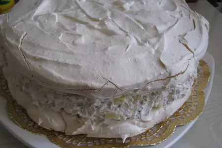 Меренговый  торт-десерт "тропический" (tropical meringue): шаг 9