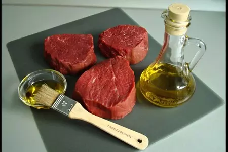 Перечный раундрамб-стейк с грилованными овощами  (pepper raundramb-steak).: шаг 6