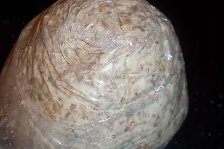 Holiday mushroom cheese ball / праздничный грибной шар.: шаг 10