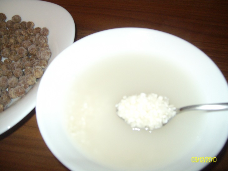 Йогурт чорбасы // суп с мелкими тефтелями: шаг 3
