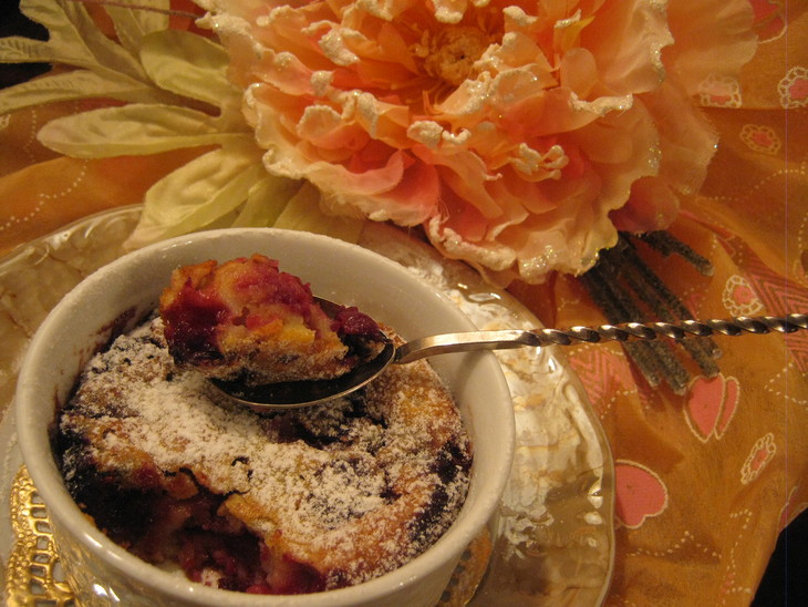 Клафути "традиционный" (cherry clafoutis).: шаг 9