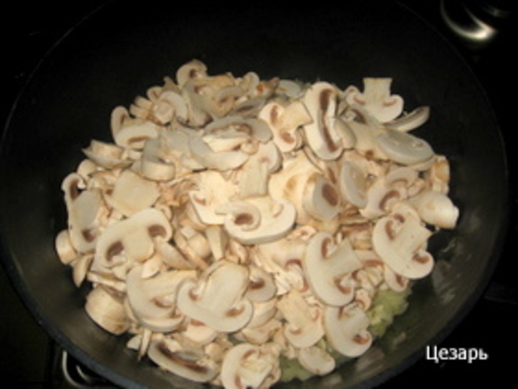 Мамалыга с грибами: шаг 8