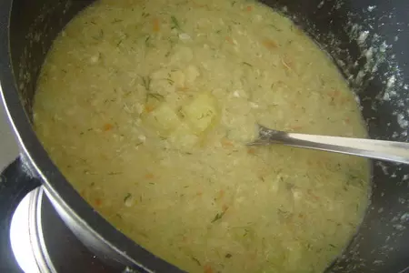 Затируха-"rievelsuppe": шаг 2