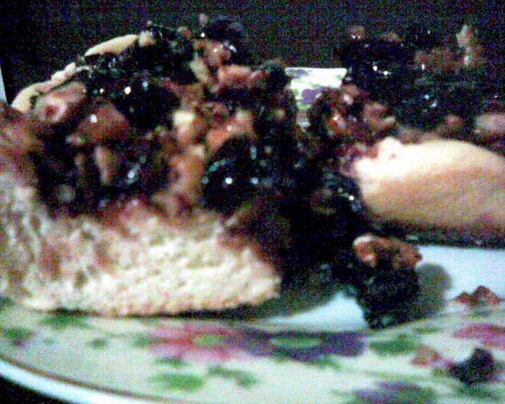 Зимний пирог с орехово-вишневой начинкой (и шепотом: и еще несладкий вкусный вредный пирог ): шаг 9