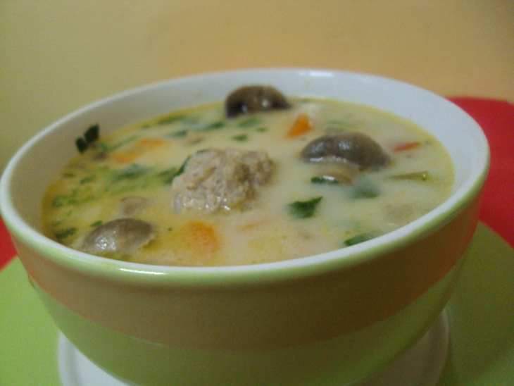 Овощной суп с тефтельками: шаг 5