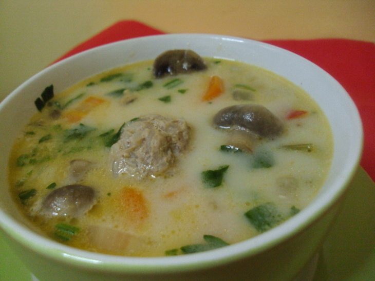Овощной суп с тефтельками: шаг 6