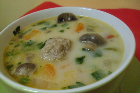 Овощной суп с тефтельками: шаг 6
