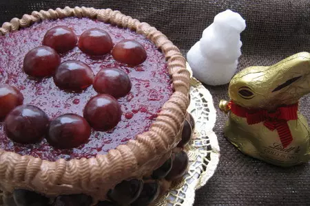 Тортик с виноградом (torte with grapes): шаг 7