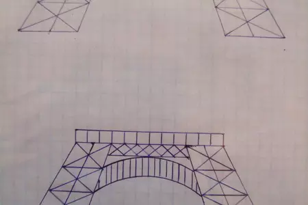 Эйфелева башня из айсинга: шаг 2