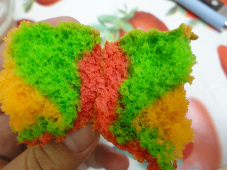 Радужный пирог (rainbow cake): шаг 2