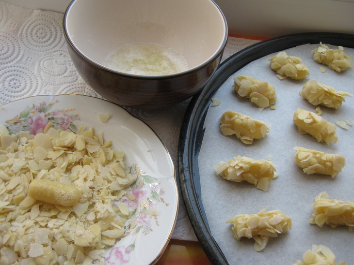 Миндально-цитрусовое печенье (citrus almond biscuits: шаг 6