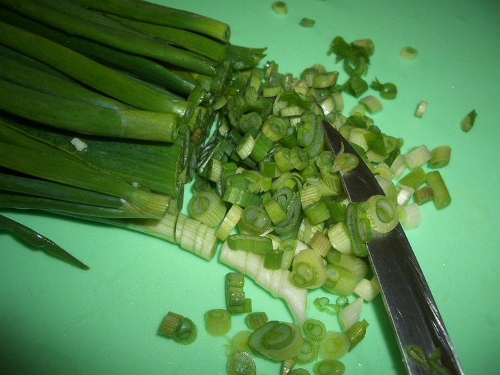 Лепешки с зеленым луком"экспресс" (дуэль): шаг 2