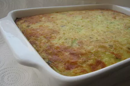 Запеканка "три сыра" с кабачком и пастой (zucchini pasta bake ).: шаг 9