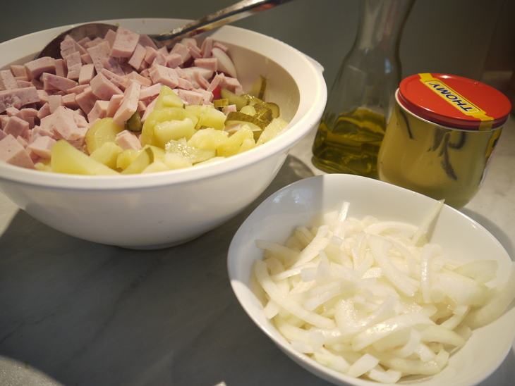 Картофельный салат из баварского biergarten: шаг 2