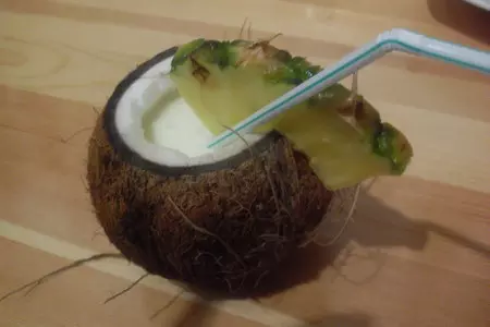 Коктейль pina colada: шаг 5