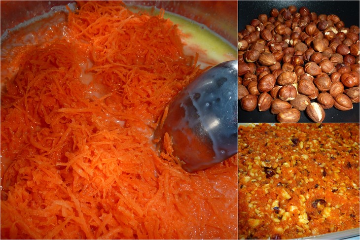 Морковные сладости с орехами: шаг 1