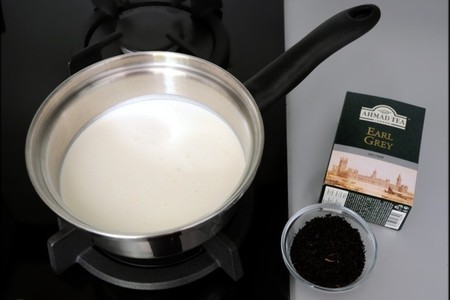 Шоколадная помадка с чайной крошкой и бергамотовым сиропом на основе earl grey.: шаг 8