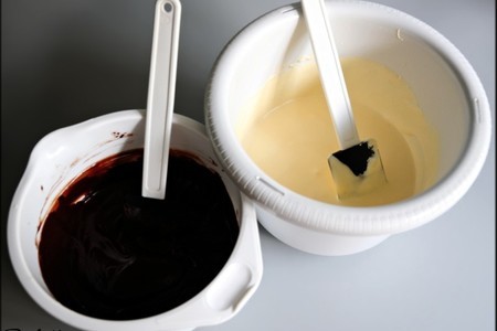 Шоколадная помадка с чайной крошкой и бергамотовым сиропом на основе earl grey.: шаг 14