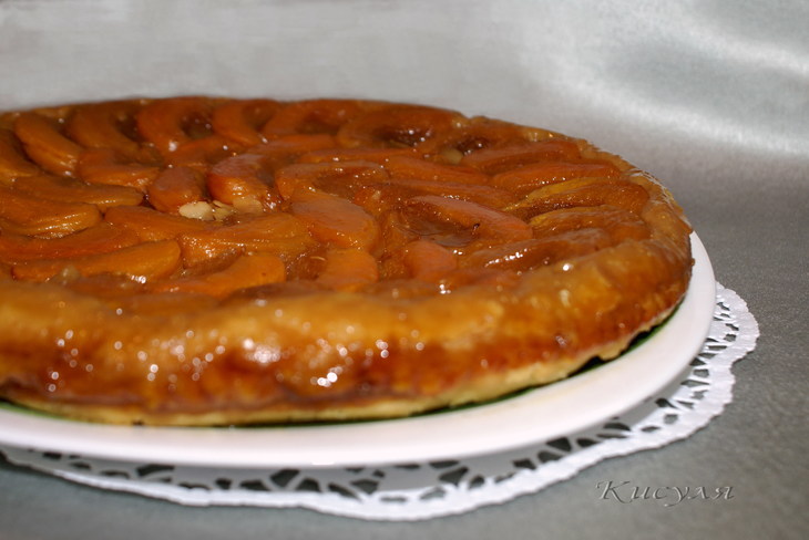 Перевёрнутый тарт с абрикосами (tarte tatin): шаг 12