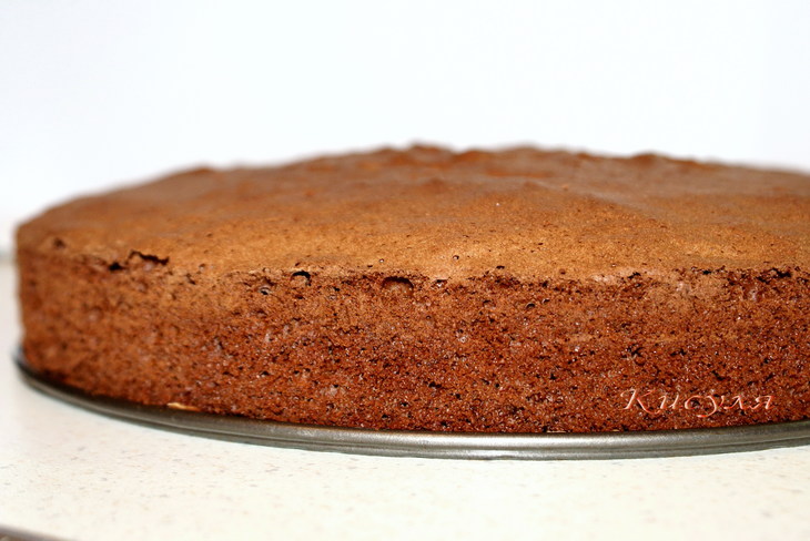 Шоколадно-кофейный торт с абрикосовым джемом: шаг 10