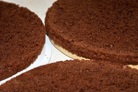 Шоколадно-кофейный торт с абрикосовым джемом: шаг 11