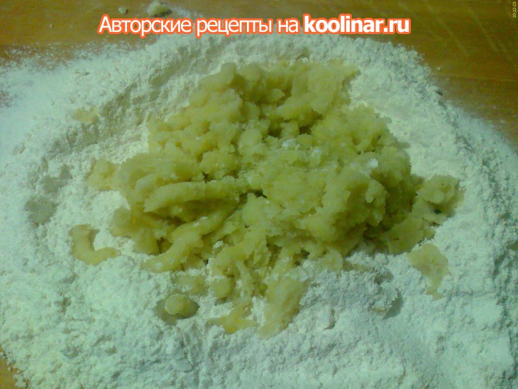 Деревенский картофельный хлеб/pane di patate contadino: шаг 4