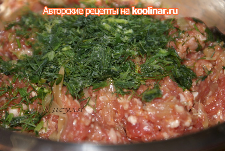 Паровые рулеты с мясом: шаг 4