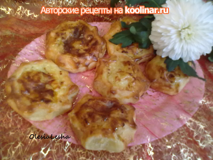 Шаньги с картошкой,салом,луком)))на пресном тесте!!!: шаг 1