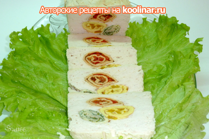 Куриный хлебец для вкусной диеты , да и для праздничного стола подойдет: шаг 9