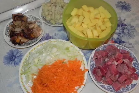 Жаркое с мясом и грибами (специально для анжелики): шаг 2