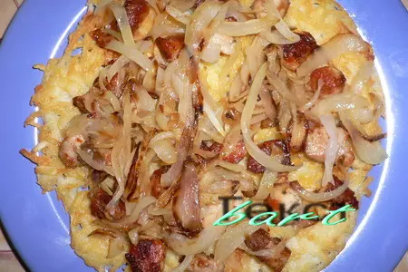 Potato cake с мясом.: шаг 4