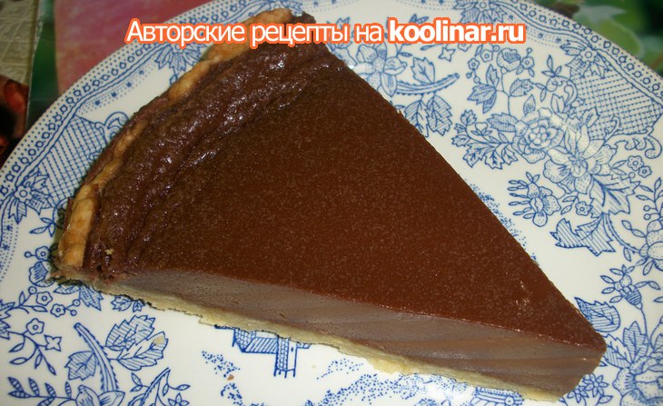 Chocolate pie: шаг 10