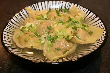 Won ton soup 1: шаг 12