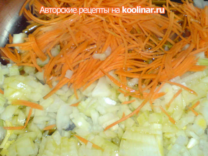 Суп с с копчёным мясом,овощами и перловкой (почти   minestrone d`orzo): шаг 1