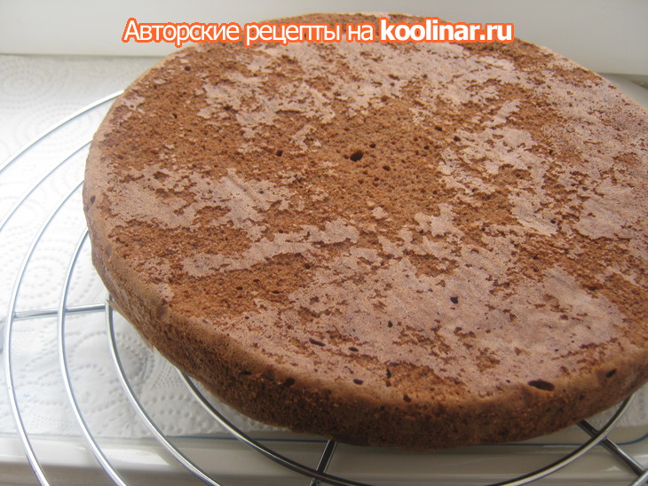 Шоколадный торт "детский трюфель"(chocolate truffle cake).: шаг 6