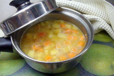 Картофельный суп-пюре с креветками: шаг 4