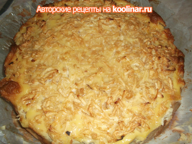 Яблочный пирог с персиками и арахисом: шаг 1