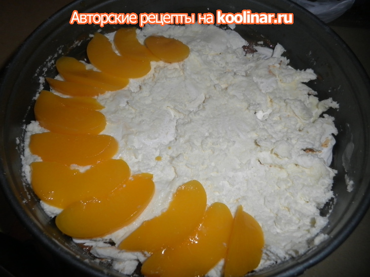 Postre chaja, аргентинский торт: шаг 3