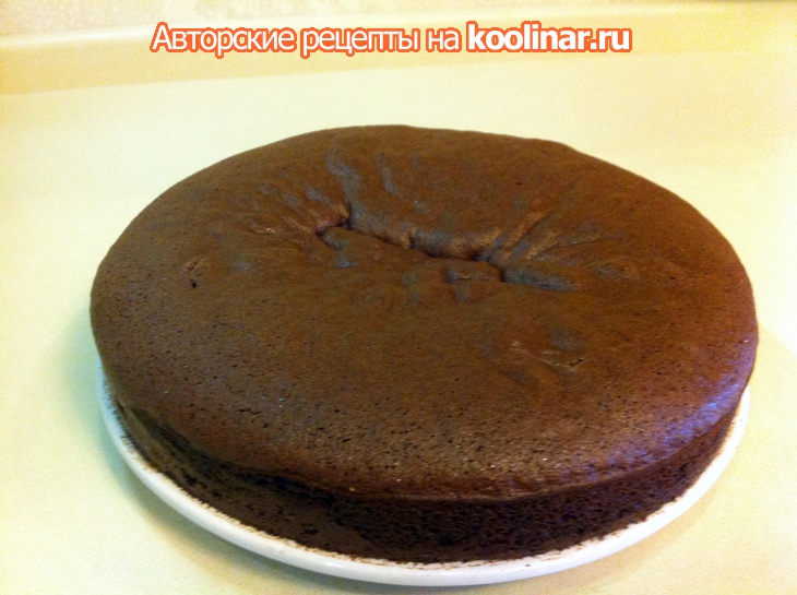 Шоколадный торт с молочно-клубничным желе: шаг 4