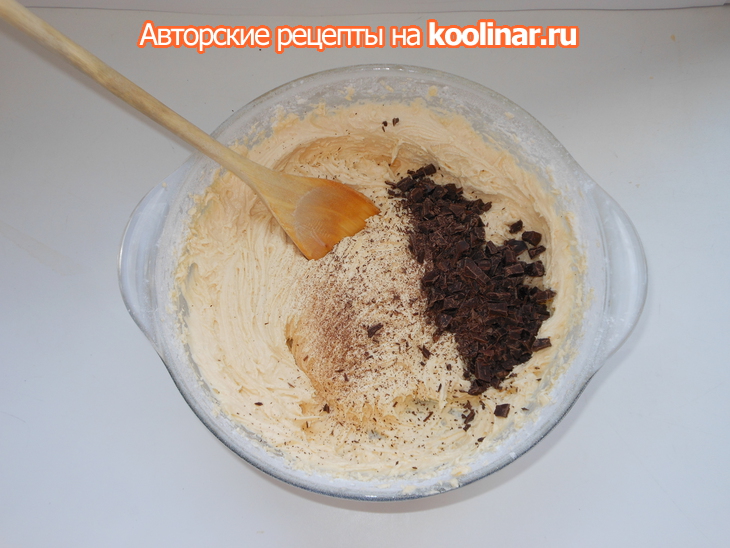 Кексы  с шоколадной крошкой: шаг 7