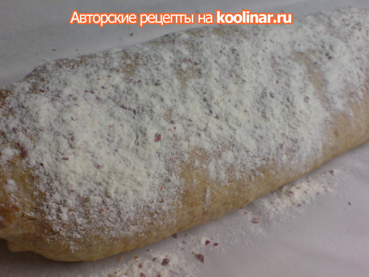 Ciabatta -рулет хлебный с вялеными помидорами: шаг 7