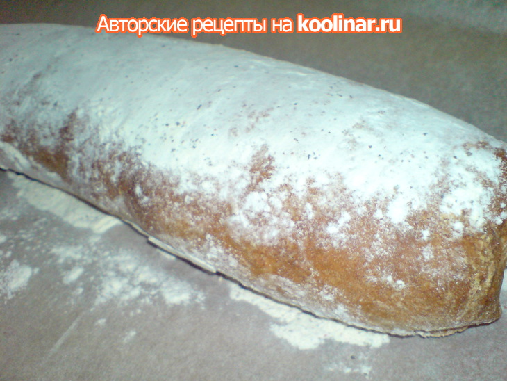 Ciabatta -рулет хлебный с вялеными помидорами: шаг 8