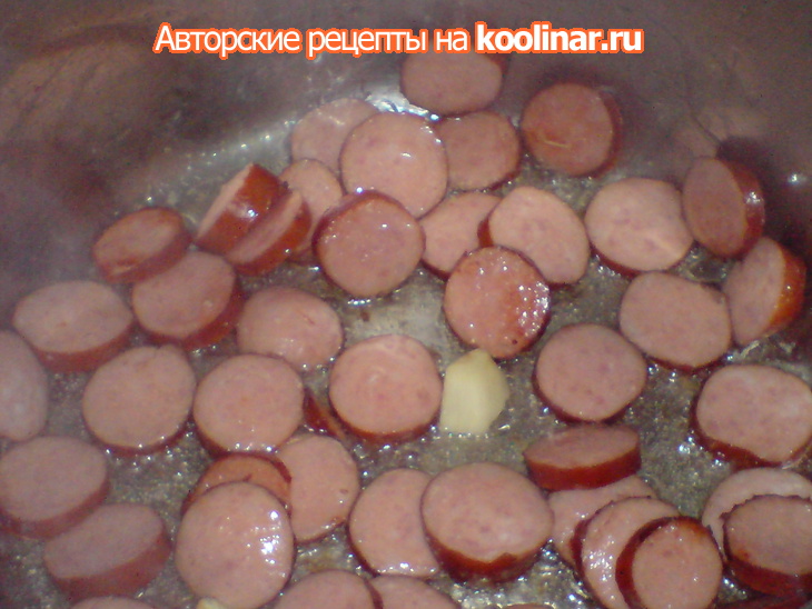 Айнтопф с фасолью и колбасками: шаг 2