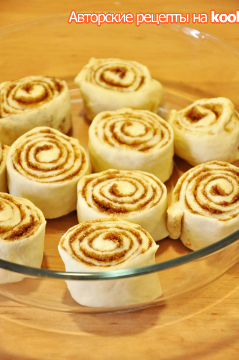 Булочки синабон (cinnamon rolls): шаг 4