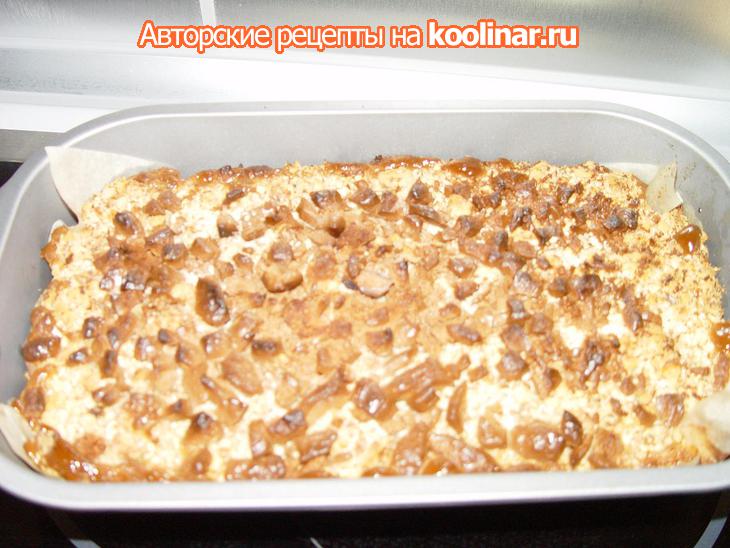 Овсяные пирожные сo сгушенным молоком,орехами и шоколадом: шаг 1